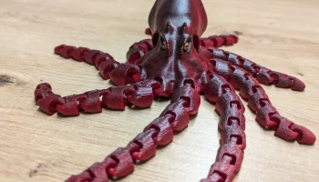 Реалистичный осьминог с более длинными магнитными руками.... 2
