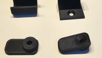 Крючок и защелка для хранения печатной платформы