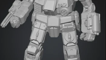 Атлас BattleTech, созданный фанатами (нарисованный вручн...
