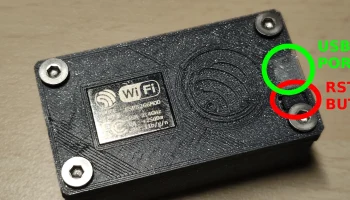 Чехол ESP8266 (для NodeMCU Dev Kit V1.0), USB-порт и кно...
