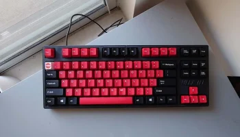 Механическая клавиатура - MECH - TKL (добавлены вишневые...
