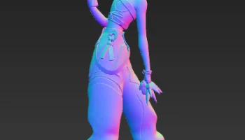 Модель 3d stl принтера Zoey Kpop Demon Hunters Hunterx 2