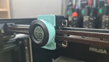 Серия Prusa XL: Крепление для термометра/часов на каретке 3