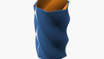 Twist Vase - Спиральная декоративная ваза (настраиваемая)...