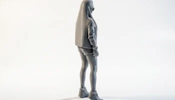 Крутая фигурка девушки-гота из фильмов, ТВ, 3D-печать 3