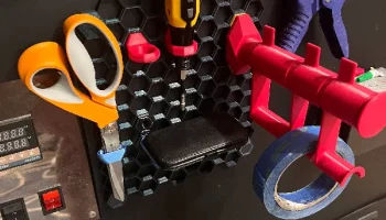 Магнитная вставка для сотовой стены - 2 (магниты 10x3 мм ... 1