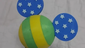 Топпер для автомобильной антенны с Микки Маусом, Бразилия...