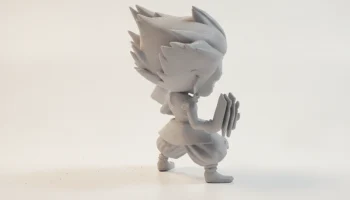 Фигурка Чиби Хисока из Hunter X Hunter с игральными карт... 2