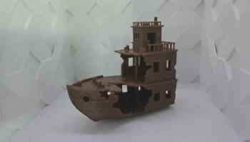Аквариум Schiffswrack - Deko H&ouml;hle f&uuml;r Fische 1
