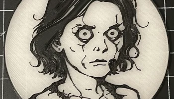 Zombie Girls Coasters - Layer and Thickness Remix 1