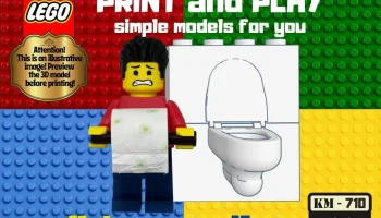подвесной унитаз lego