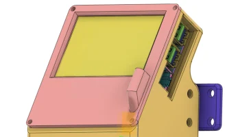 Корпус Raspberry PI 3B с 3,5-дюймовым сенсорным экраном v17 1