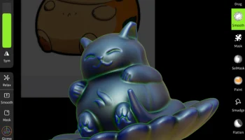 Кот, сидящий на цветке (поплавок) 5