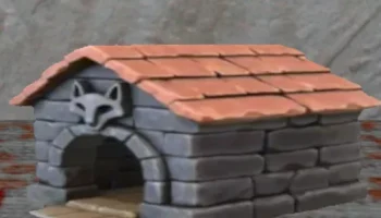 Собачья будка для диорамы 1