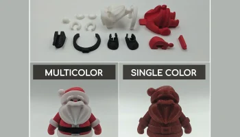 Сборная фигурка Деда-Мороза или Санта Клауса 5