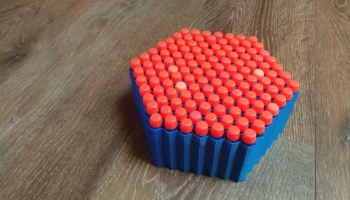 Nerf Hive Box - шестиугольный контейнер для дротиков.......