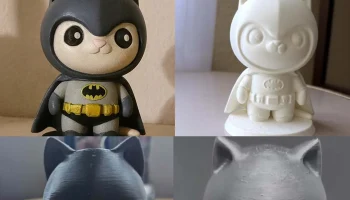 Летучая мышь - Фигурка кота-супергероя для косплея - 3D-... 1