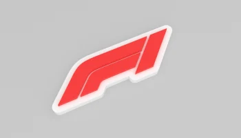 Магнит на холодильник Формулы 1 - контурный логотип F1...... 1