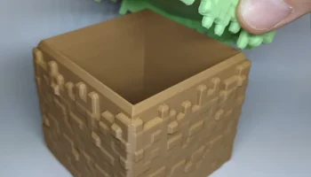 Контейнер блоков травы Minecraft 1