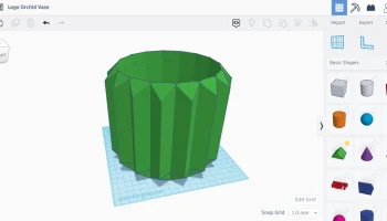 Ваза для растений Lego с орхидеями 1