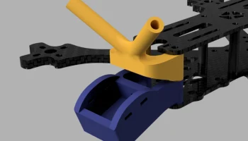 Крепление для антенны Source One v5 FPV DJI O4... 2