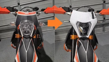 Крепление фары для KTM 690 Enduro/SMC R 2012-2018 Крепление фары для KTM 690 Enduro/SMC R 2012-2018