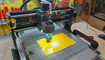 CNC 3018 и удлинитель 55мм для резки фольги Plotter 3