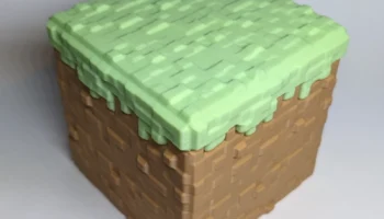 Контейнер блоков травы Minecraft 1