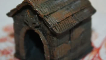 Собачья будка для диорамы 2