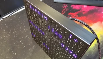 Wortuhr - Wordclock - 16x16 - 2024 - Только немецкая вер... 4