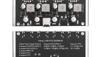 Корпус для 4-way модуля быстрой зарядки PD65W 3