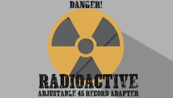 Адаптер для пластинок "Radioactive" 45