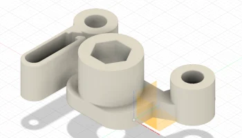 Крепление Steel 5 VTX с вертикальной антенной............