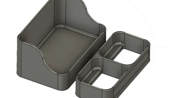 Миниатюрное магнитное ведро для какашек Bambu Lab A1........