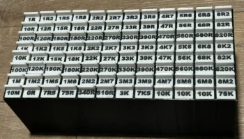 Ящики для хранения резисторов 10 мм x 15 мм x 70 мм 3