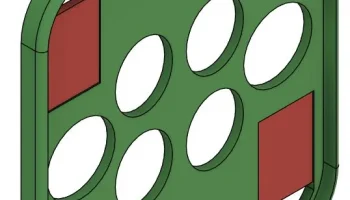 Abnehmbarer Wandhalter f&uuml;r Ikea Gew&uuml;rzgl&auml;ser &Ouml;RTFYLLD/ Съ... 4