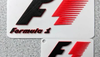 Логотип F1 (1994-2017) - магнит на холодильник и брелок.....