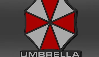 Логотип Umbrella Corp. (Resident Evil/Biohazard) - Магнит... 1