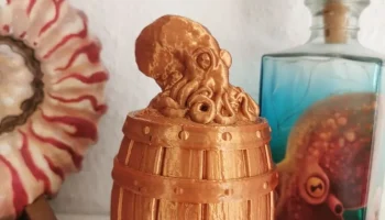 Контейнер для бочки с осьминогом