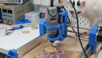 Самодельный 3D-печатный ЧПУ станок на Dremel 6