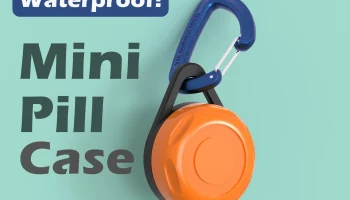 Миниый водоустойчивый случай/контейнер перемещения таблет...