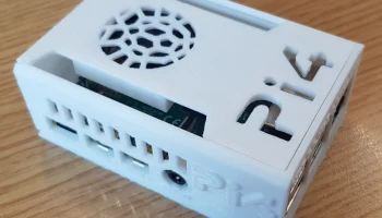 Корпус Raspberry Pi 4b со встроенным 30-мм вентилятором.... 3