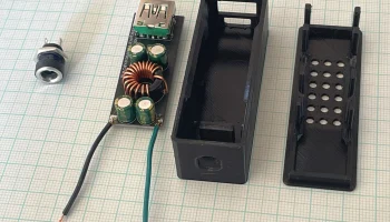 Чехол-кнопка для модуля понижения заряда QC USB A&C 6