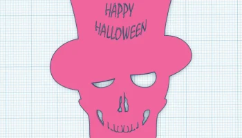 Halloween Skull with hat Halloween Skull with hat