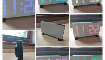 Часы RGB 32x16 WiFi с Blynk