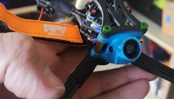 Kronos FPV Race Drone - плавник с микроантенной...