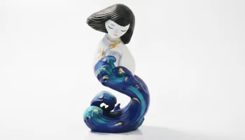 Волна Девушка Текущая Скульптура Женская Фигура 3D-печати