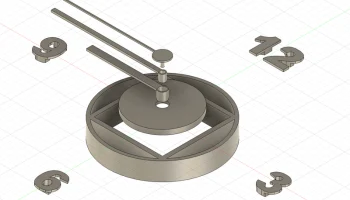 Часы с катушкой Prusa 1