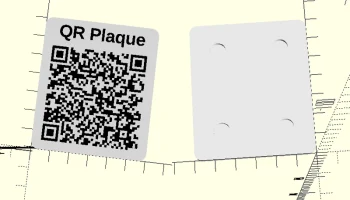 Настраиваемый генератор табличек с QR-кодом - КРУГЛЫЕ маг...