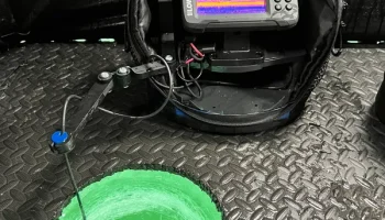 Кабельный кронштейн эхолота Lowrance Sonar (Сонар для зим...